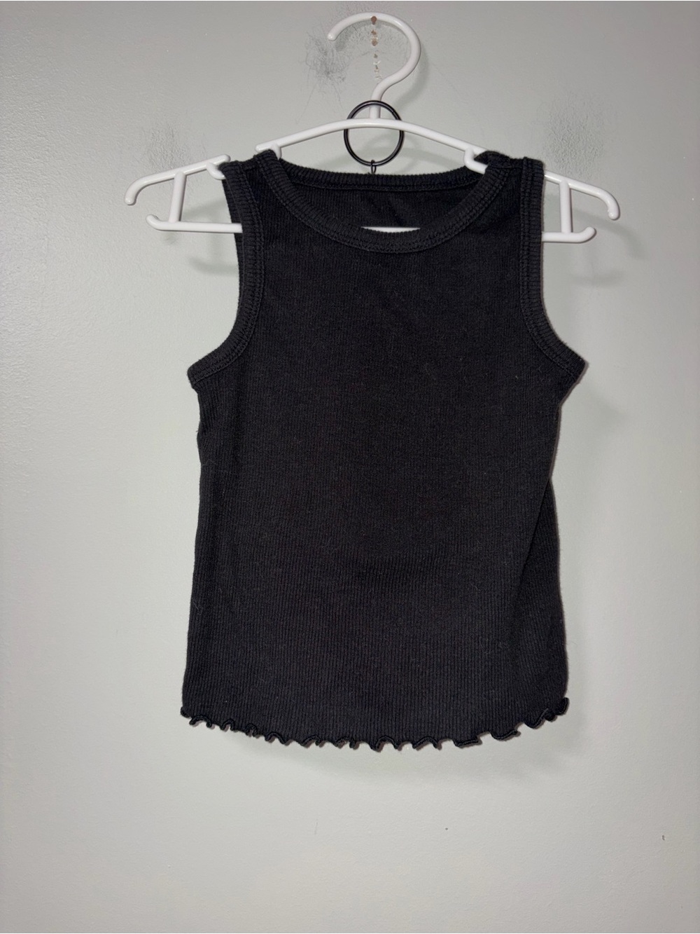 Garanimals Black Ruffle Edge Tank & Orange Shorts Girls 2T